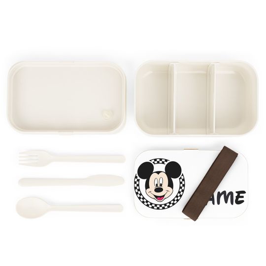 Mickey Mouse Personalized Bento Lunch Box, Student Lunch Box, Back To School Gift