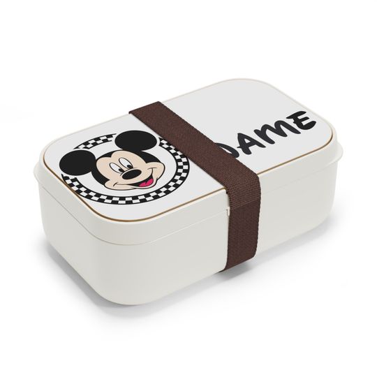 Mickey Mouse Personalized Bento Lunch Box, Student Lunch Box, Back To School Gift