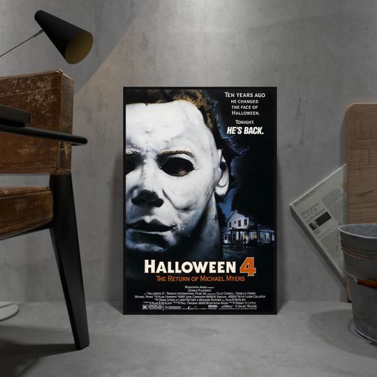 Halloween Poster, Michael Myers Wall Art, Wall Decor