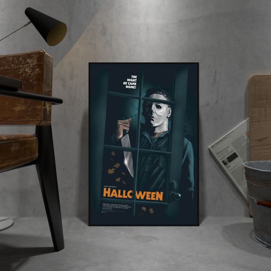 Halloween Poster, Michael Myers Wall Art, Wall Decor