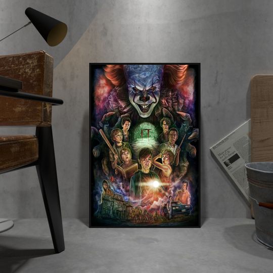 IT Poster, Pennywise Poster, Wall Decor