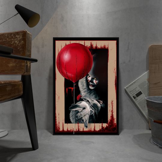 IT Poster, Pennywise Poster, Wall Decor