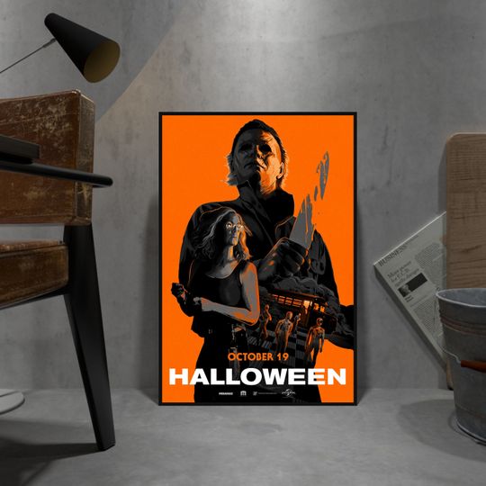 Halloween Poster, Michael Myers Wall Art, Wall Decor