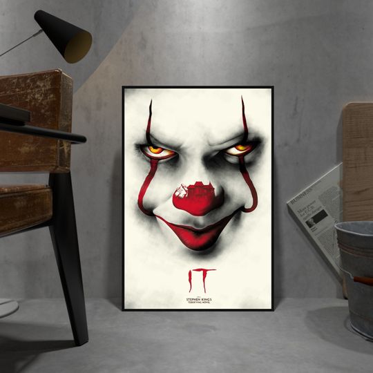 IT Poster, Pennywise Poster, Wall Decor