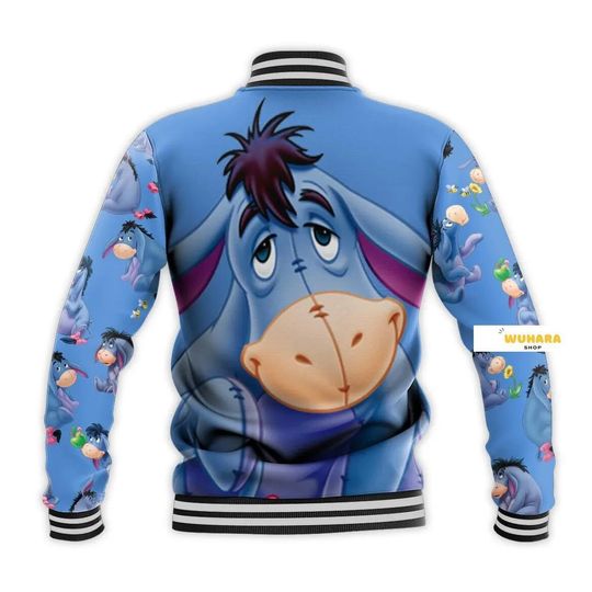 Eeyore Baseball Jacket, Disney Eeyore Jacket, Cute Eeyore Jacket, Disney Family Jacket