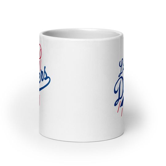 Los Doyers White Glossy Mug