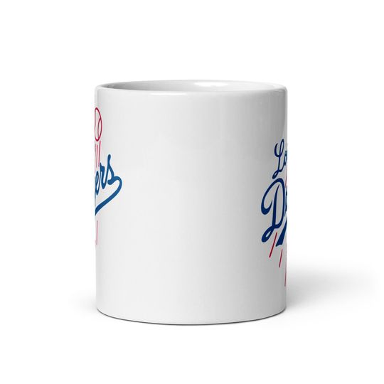 Los Doyers White Glossy Mug
