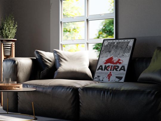 Akira Anime Poster, FHD Wall Decor Wall Hangings, Digital Print