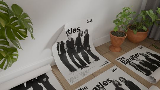 The Beatles ,  FHD Wall Decor, Wall Hangings, , Museum Poster,
