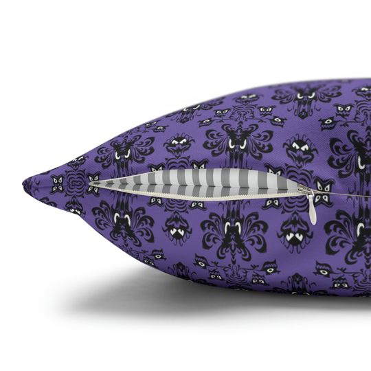 Haunted Mansion Portraits Pillow Case , Polyester Square