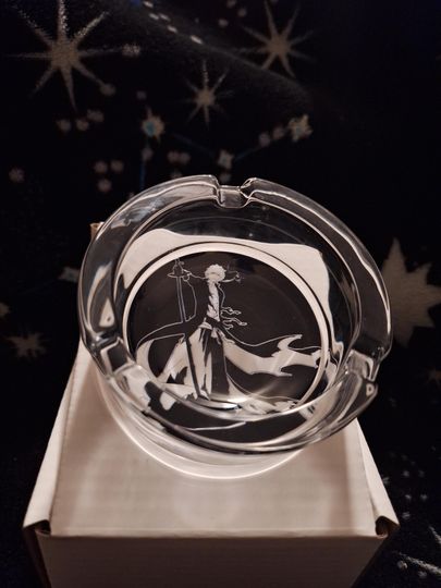 Anime Glass Gojo Designed Ashtray