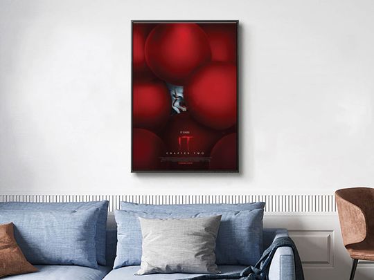 IT Poster, Pennywise Poster, Wall Decor