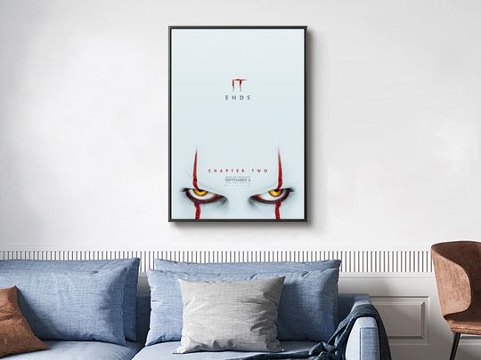 IT Poster, Pennywise Poster, Wall Decor