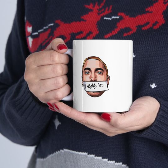 Ceramic Mug - Celebrity Edition - Eminem - Coffee cup, tea cup - Pencil holder