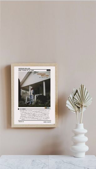 Wallen Western One Thing At A Time Album Poster