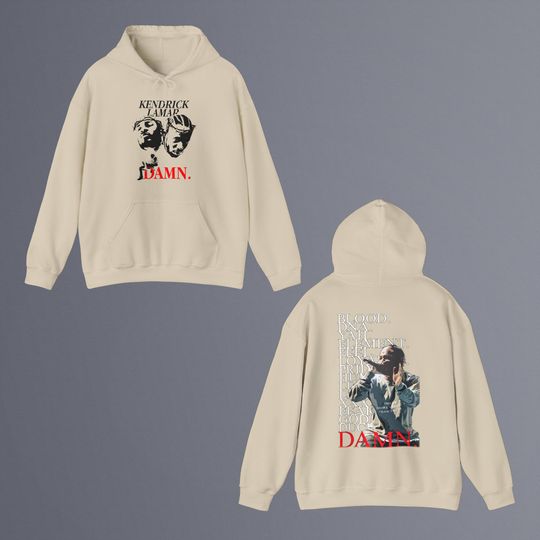 Kendrick Lamar - DAMN Hoodie, Kendrick Graphic sweatshirt