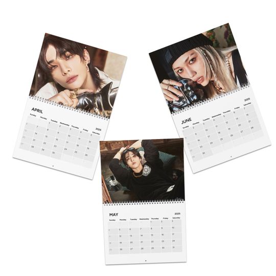 SKZ Wall Calendar 2025: Kpop Stay Gift, SKZOO Merchandise