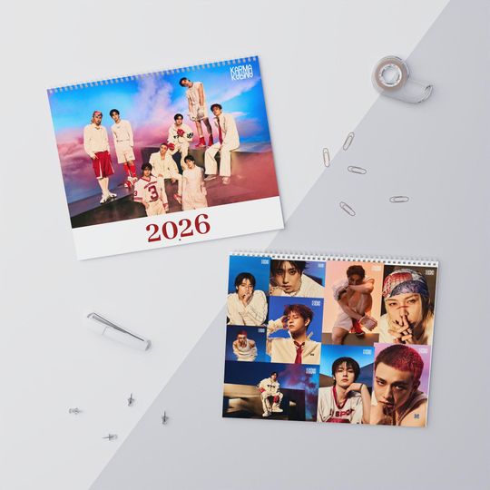 2026 Stray Kids Wall Calendar Kpop Fan Gift