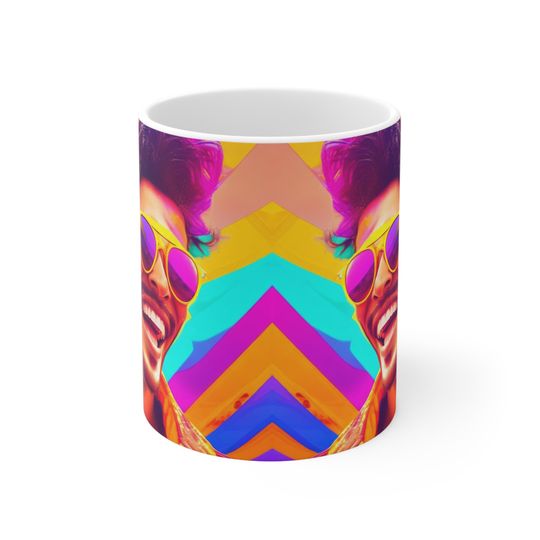 Happy Smiling Ceramic Mug for Kitchen & Dining