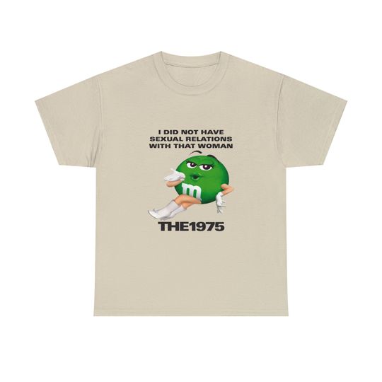 The 1975 Green M&M Matty Healy T-shirt