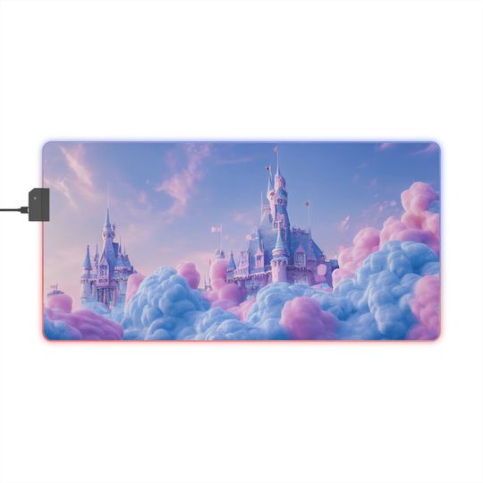 Disney Castle LED RGB Mousepad