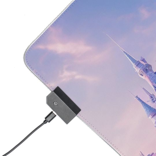 Disney Castle LED RGB Mousepad