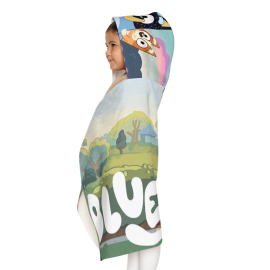 BlueyDad Hooded Towel