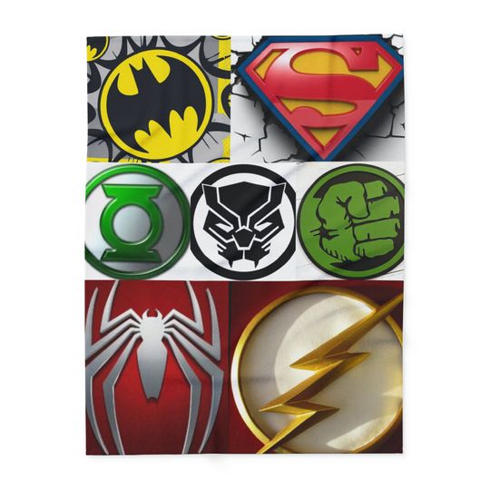 Boys Hero Fleece Blanket