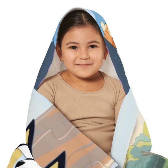 BlueyDad Hooded Towel