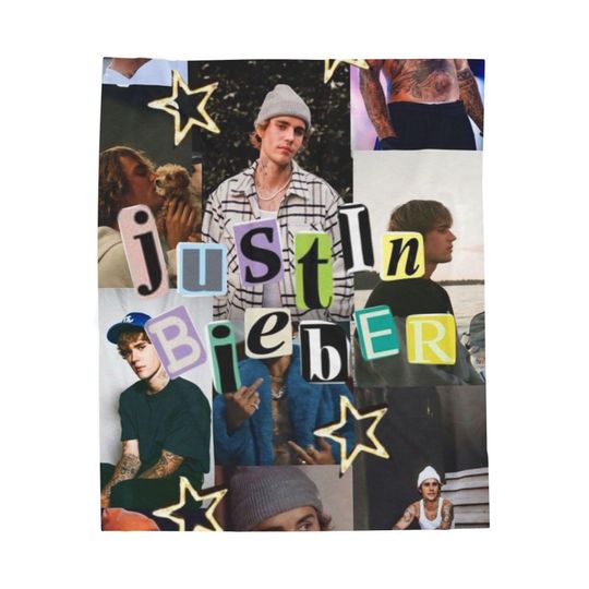 JB Collage Throw Blanket
