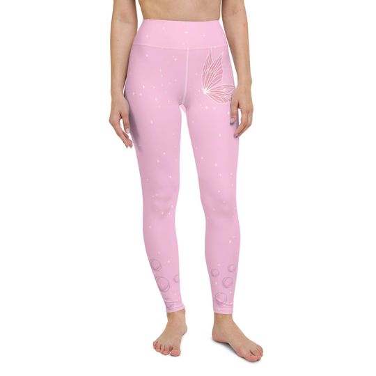 Wicked Glinda Pink Yoga Leggings
