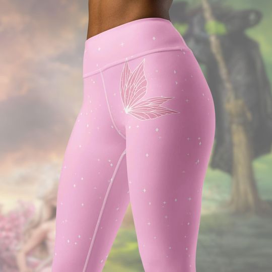 Wicked Glinda Pink Yoga Leggings