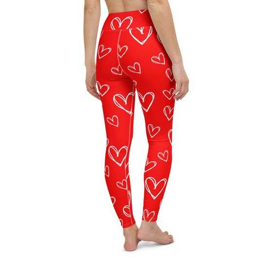 Womens Valentines day Leggings pants