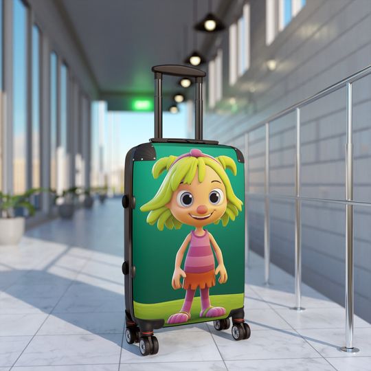 3D Animated Girl Suitcase: Whimsical Adventures Await