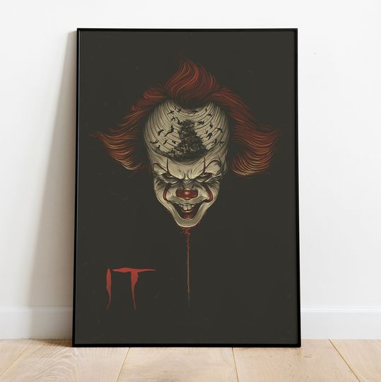 IT Poster, Pennywise Poster, Wall Decor