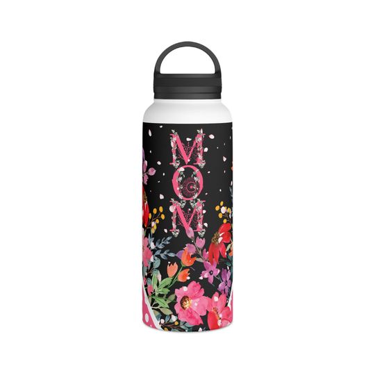 Stainless Steel Water Bottle, Handle LidMothers Day Gift