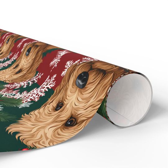Goldendoodle Lovers Gift Wrap Dog Mom Christmas Paper Cute Pet Parent Fun Design Doodle Mom Holiday Gift Wrap Wrapping Papers