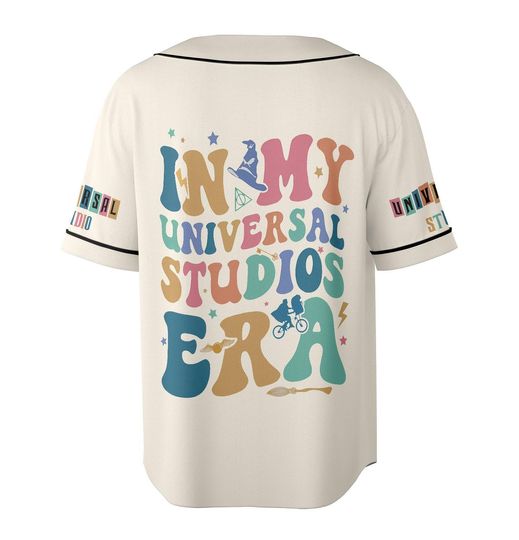 Retro Universal Studios 2025 Baseball Jersey, Universal Studios Trip Shirt, Universal Orlando Shirt, In My Universal Studios Era