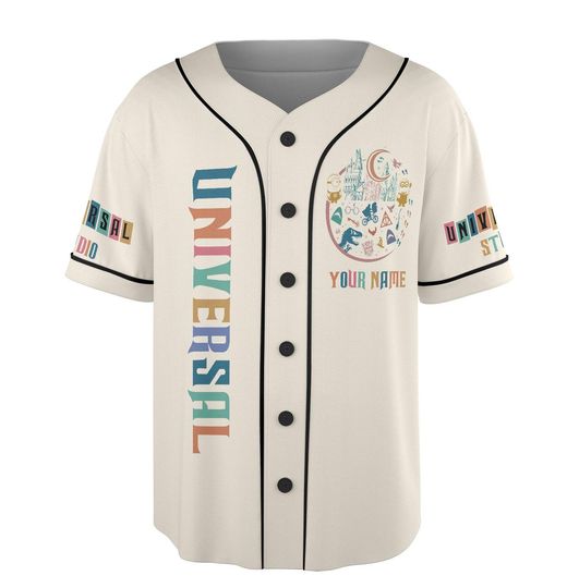 Retro Universal Studios 2025 Baseball Jersey, Universal Studios Trip Shirt, Universal Orlando Shirt, In My Universal Studios Era