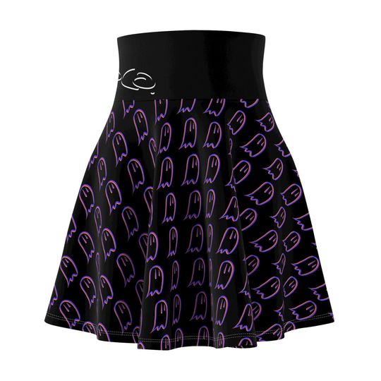 Rainbo Ghost Skater Skirt