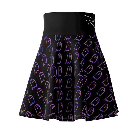 Rainbo Ghost Skater Skirt