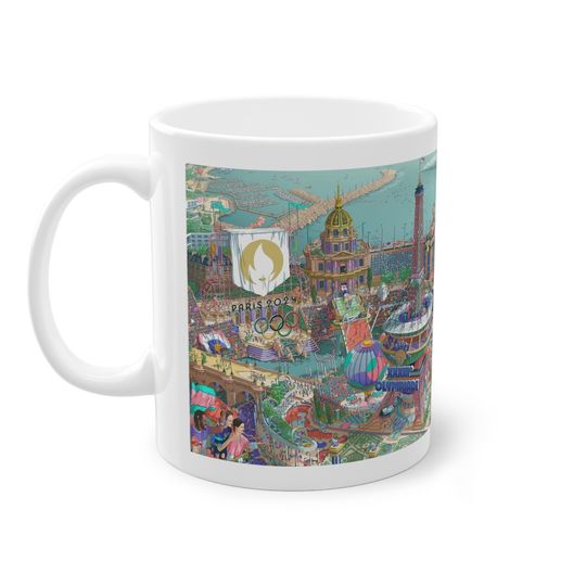 Paris 2024 Olympics games Commemorative Ceramic coffee Mug (11oz, 15oz)