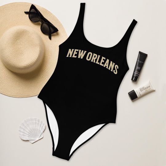 New Orleans Football Bikini, One Piece Swimsuit, Womens Game Day Outfit, Sports Fan Clothing