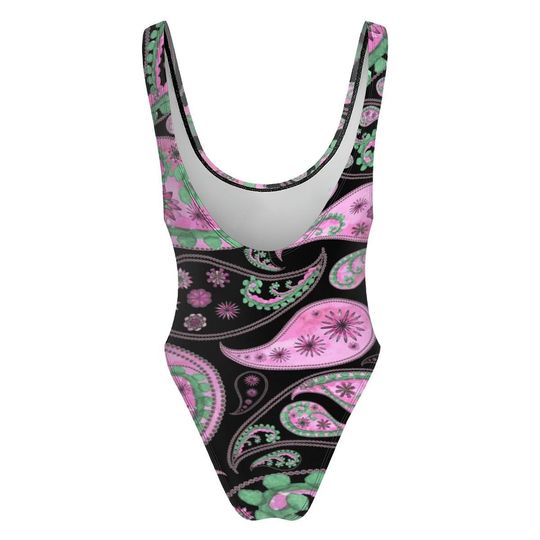 High-Cut One Piece Swimsuit Pattern