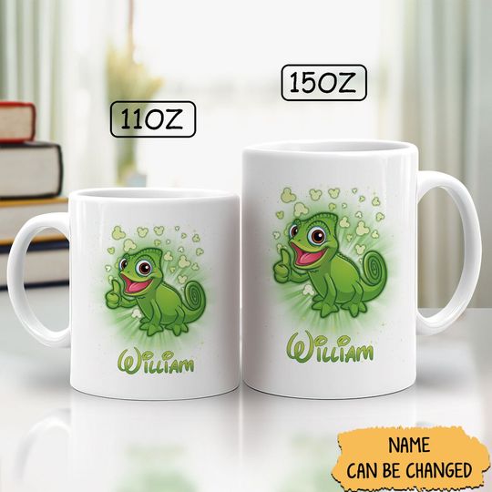 Pascal Disney Custom Name Mug