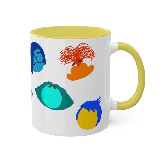 Inside Out 2 Mug, Disney Pixar Inside Out Coffee Mug, Anxiety Inside Out, Inside Out Gift, Inside Out Emotions