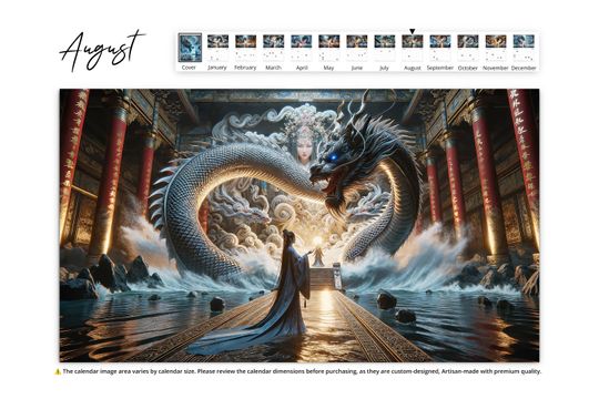 2025 Mystic Waters Wall Calendar