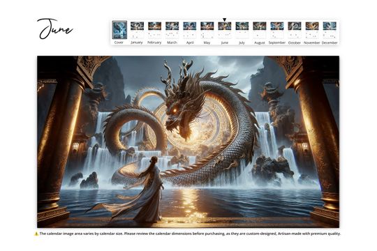 2025 Mystic Waters Wall Calendar
