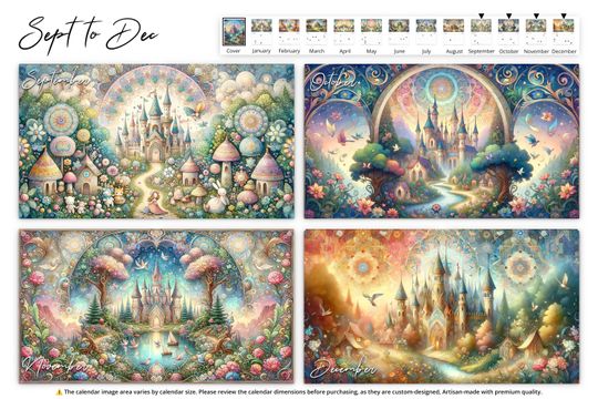 2025 Enchanted Wall Calendar