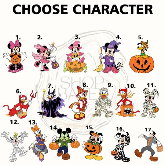 Custom Minnie Mouse Halloween Baseball Jersey  Personalized Disney Jersey Shirt